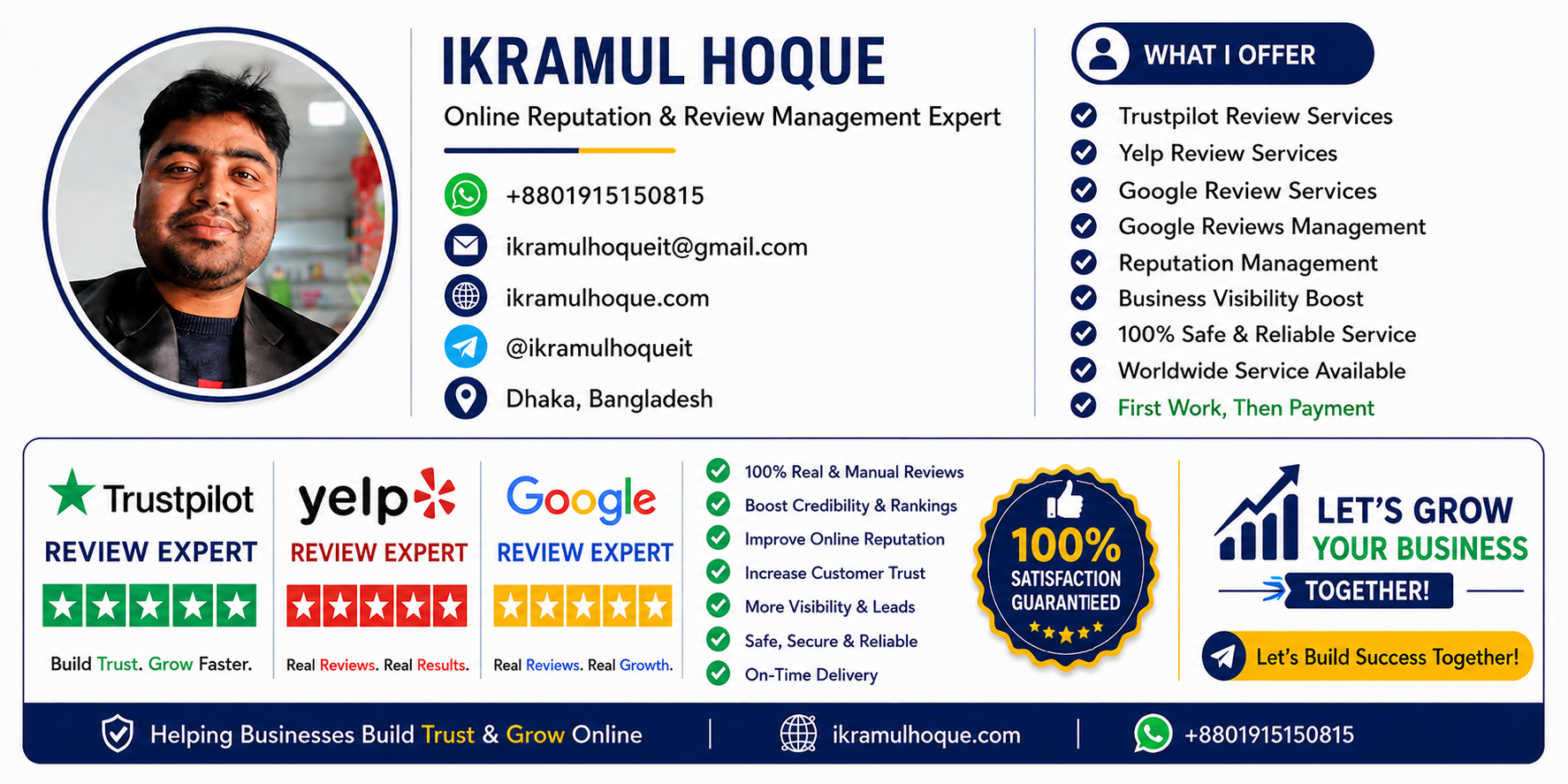 Google, Trustpilot & Yelp Review Expert
